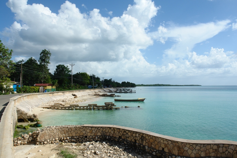   –  (A secluded beach – Jamaica).